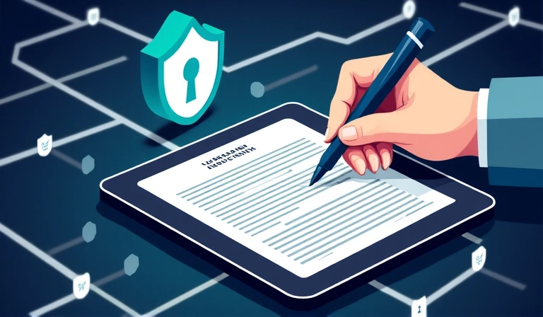 Acuerdo de usuario con firma digital